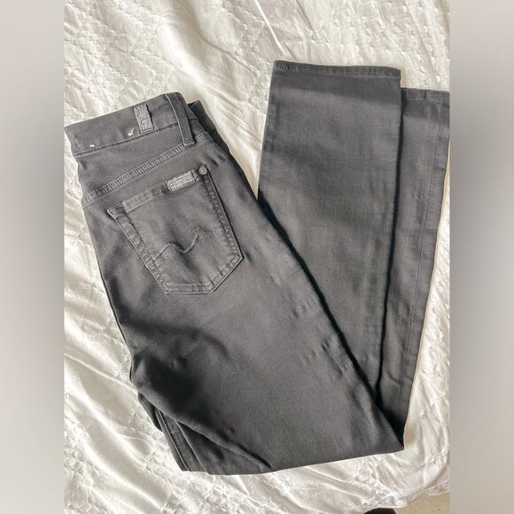 7 for all mankind kimmie crop contour waist skinny size 26 - Picture 6 of 16